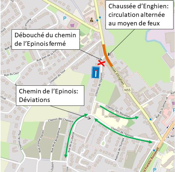 Chantier à Soignies 