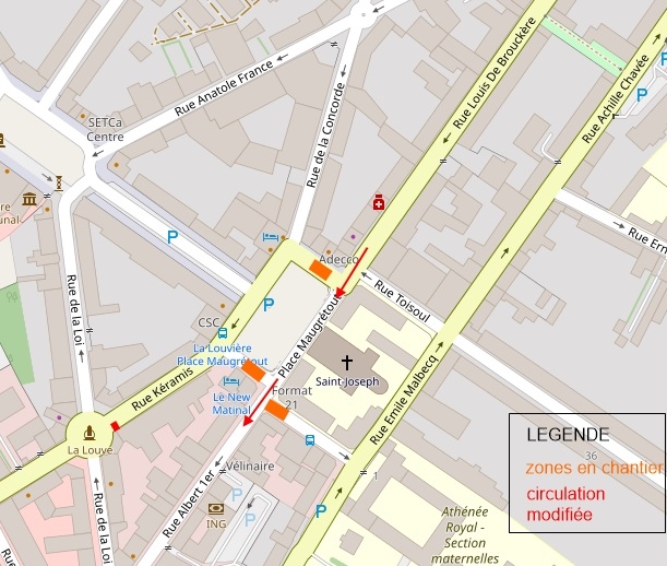 Travaux Place Maugrétout