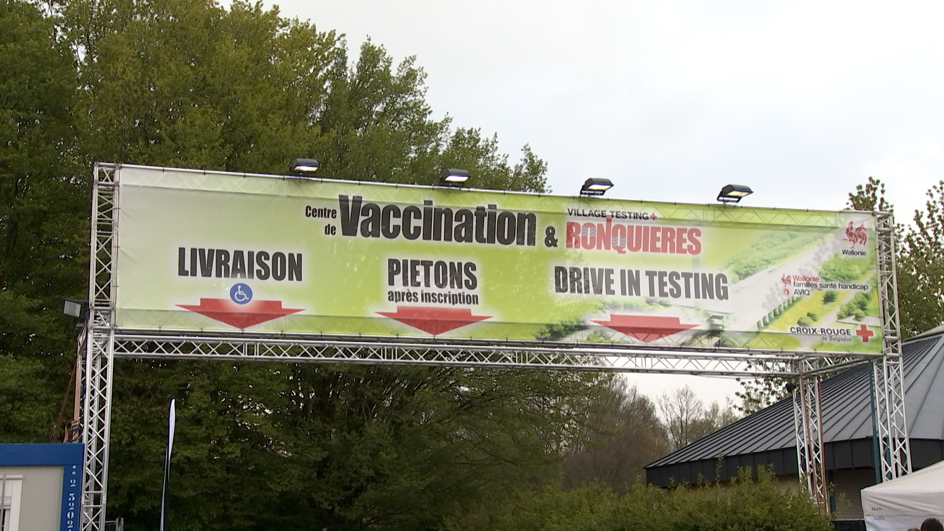 Fermeture du centre de vaccination de Ronquières
