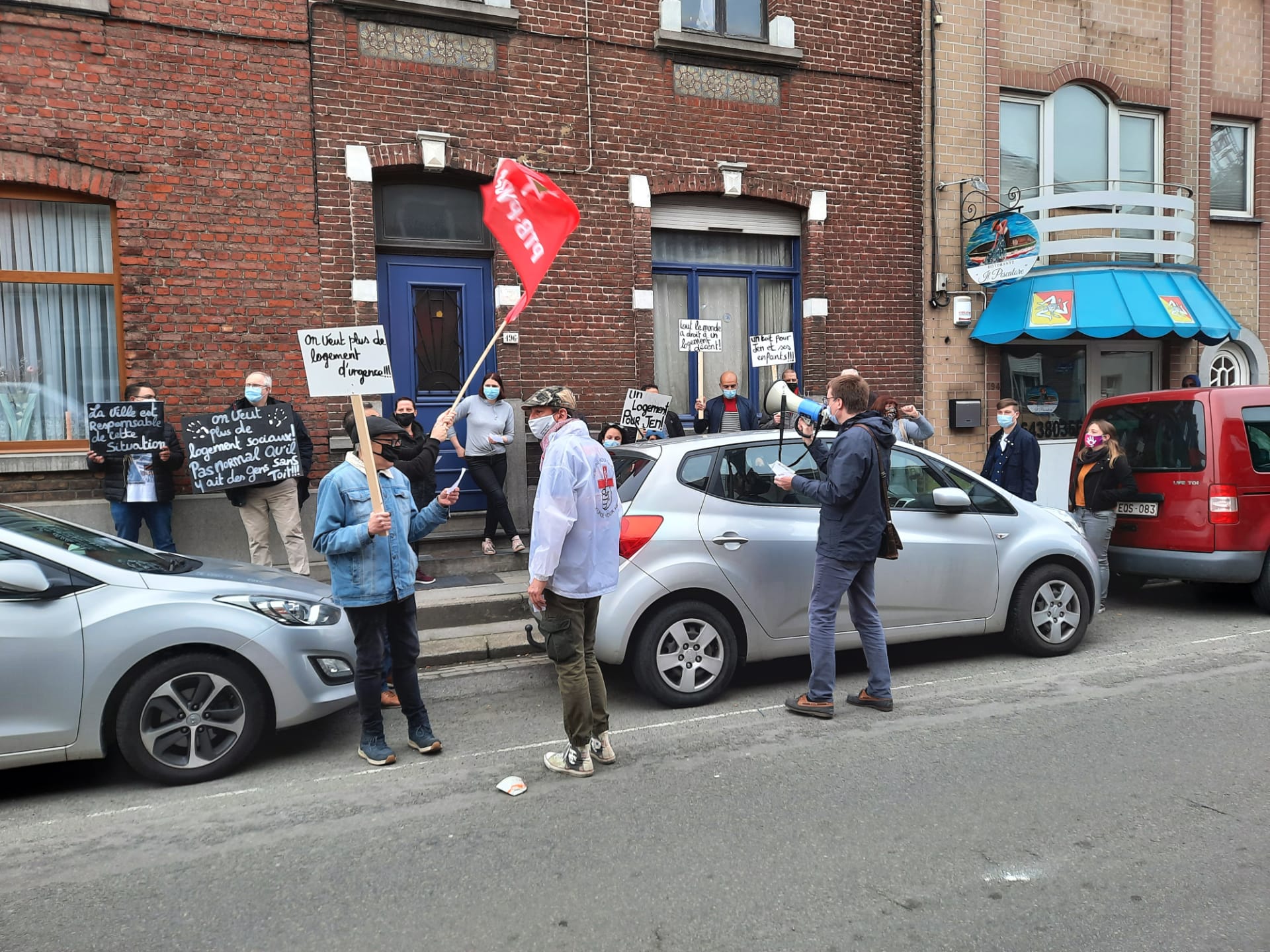 Action du PTB à La Louvière