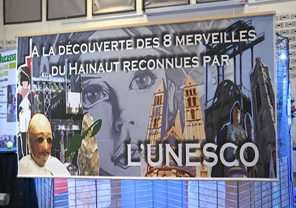 Manage: exposition sur les huit merveilles du Hainaut de l Unesco