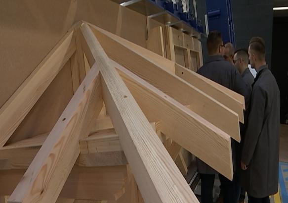 Morlanwelz: nouveau Centre de Technologies Avancées "charpentes et ossatures bois"