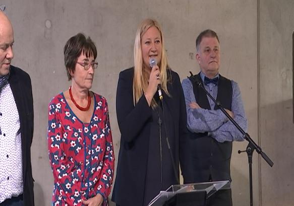 Soignies : les voeux de la bourgmestre Fabienne Winckel