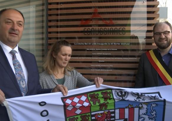 Ecaussinnes : inauguration de la crèche
