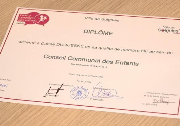 Soignies : un conseil communal des enfants