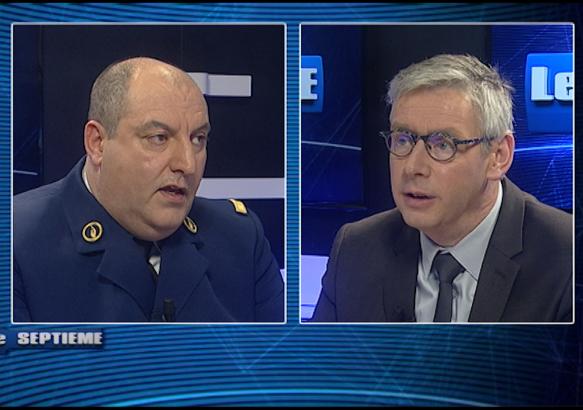 ANDERLUES-BINCHE: Laurent Raspe, chef de corps de la zone de police, invité du Septième (extrait JT)