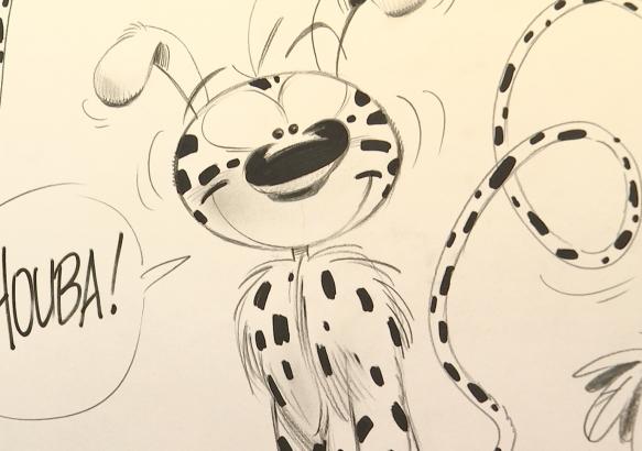 Strépy-Bracquegnies: rencontre avec le dessinateur du Marsupilami