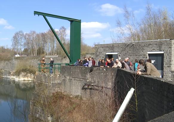 Ecaussinnes: découverte de la carrière Goffart