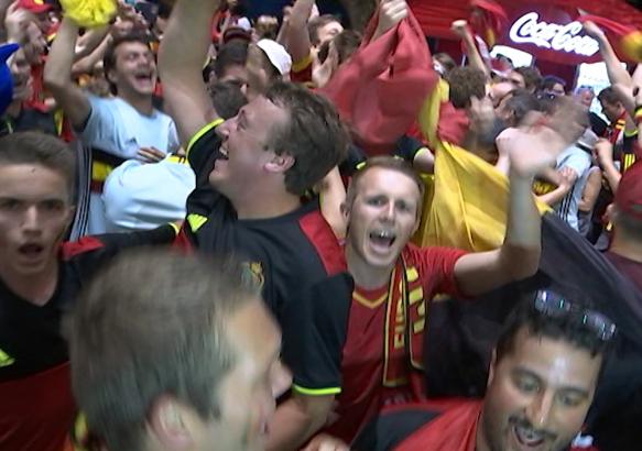 Les supporters de la région en Russie