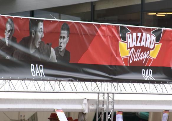 Belgique-Panama: ambiance au Hazard Village