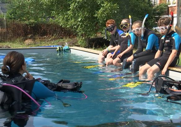 Anderlues: stage de plongée sous-marine