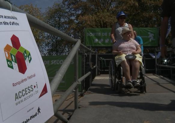 Ronquières :  un festival labellisé ouvert aux moins valides