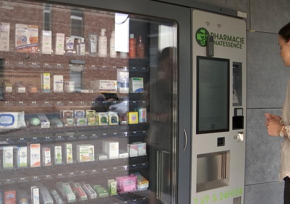Ecaussinnes : Distributeur automatique de produits de pharmacie
