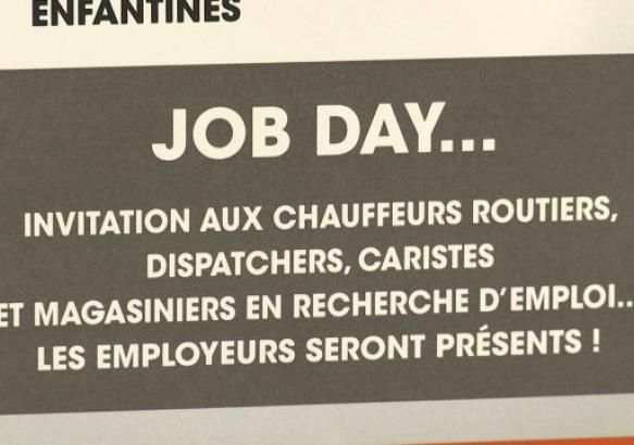 Houdeng : Un jobday pour enrayer la pénurie de chauffeur routier