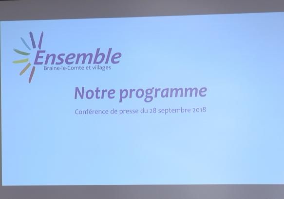 Braine-le-Comte : "Ensemble, Braine-le-Comte et Villages présente son programme"
