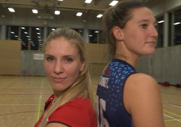 Volley: portraits Karoline Laforge - Louise Staquet