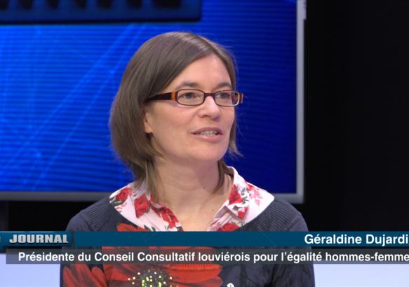 Invitée : Géraldine Dujardin, conseil consultatif pour l égalité Homme-Femme