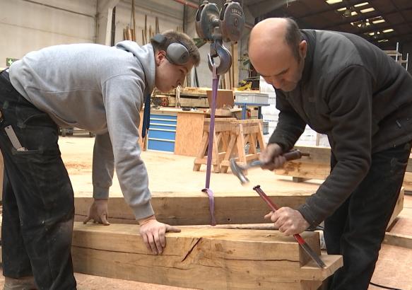 Soignies : l'art et la tradition de la charpente
