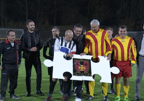 Morlanwelz: inauguration du nouveau terrain synthétique de football