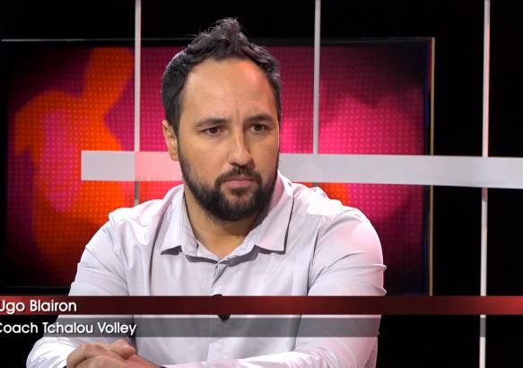 Ugo Blairon, le patron sportif du Tchalou Volley est l'invité de Chrono-Sports 