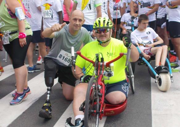 Maurage : un handbiker au grand coeur
