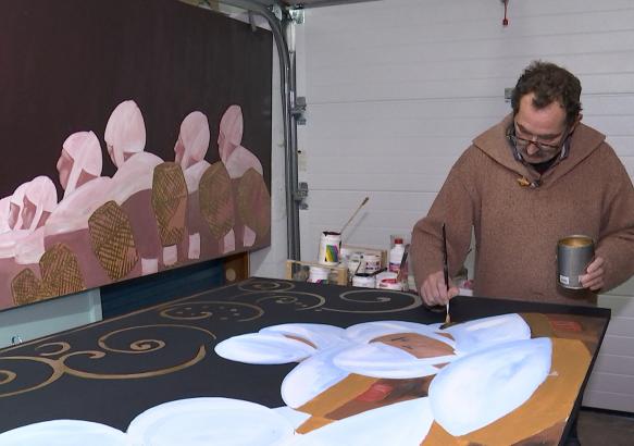 Binche: dans l'atelier de Gilles Rochez