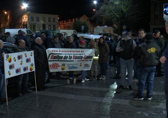 Ecaussinnes : Manifestation pour le rallye de la Haute Senne
