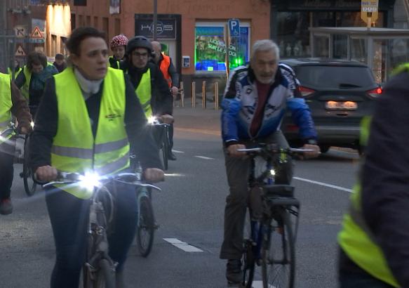 Braine-le-Comte : Première "Masse Critique" des cyclistes brainois