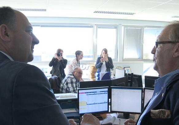 Houdeng-Goegnies : visite ministérielle à Garocentre