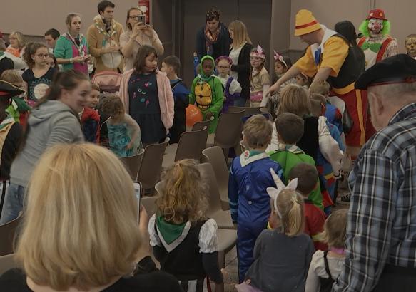 Naast : plus de cent enfants au carnaval