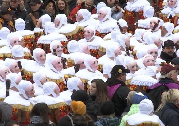 Binche: le mardi gras au matin, un moment spécial