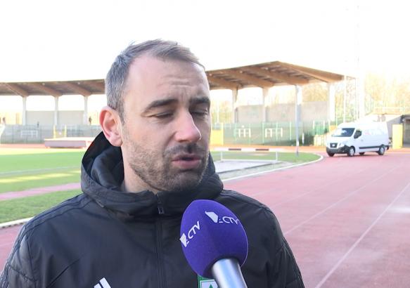 Football: interview après RAAL La Louvière - Durbuy