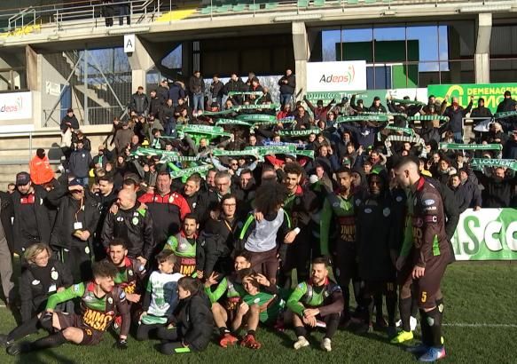 Foot : L'URLC fête son titre aux Francs Borains