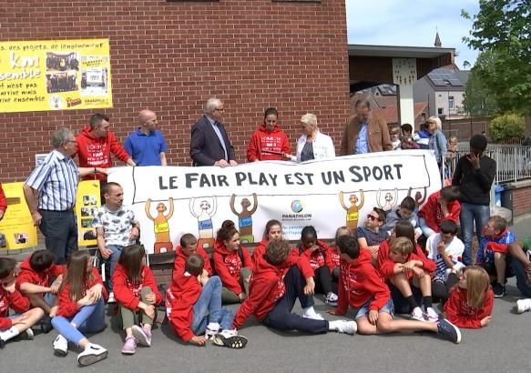 Soignies : Le Collège St Vincent dans la Grande Boucle de Tous à Bord