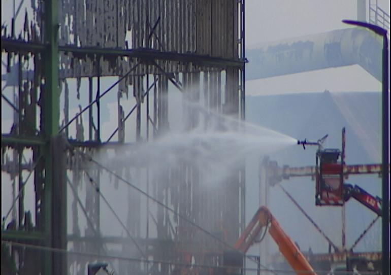 La Louvière: incendie chez NLMK