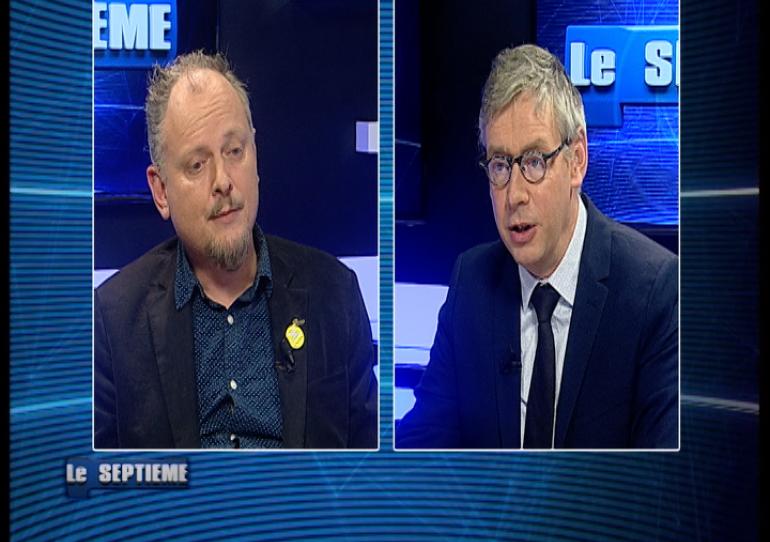 Le Septième reçoit Dominique Debelle, coordinateur du Réseau Social Urbain de La Louvière (extrait JT)