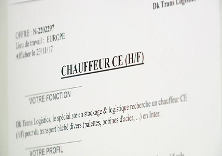 Houdeng : le Forem lutte contre la pénurie de chauffeurs routiers