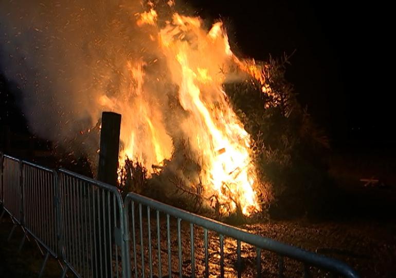 Chaussée-Notre-Dame-Louvignies : souper aux boudins et grand feu en toute convivialité