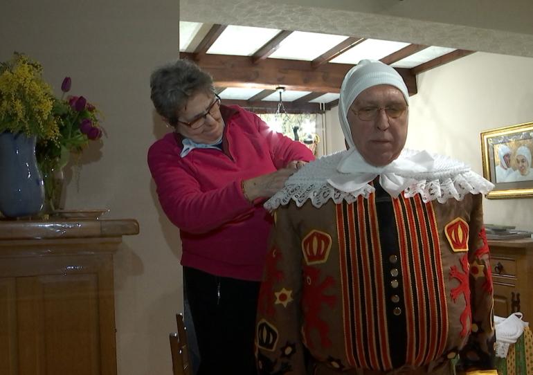 Binche: ramassage du Mardi gras et 60 ans de carnaval