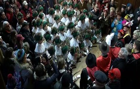 Binche 2018 : Les Arlequins - Remise des médailles