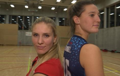 Volley: portraits Karoline Laforge - Louise Staquet
