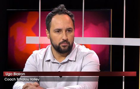 Ugo Blairon, le patron sportif du Tchalou Volley est l'invité de Chrono-Sports 
