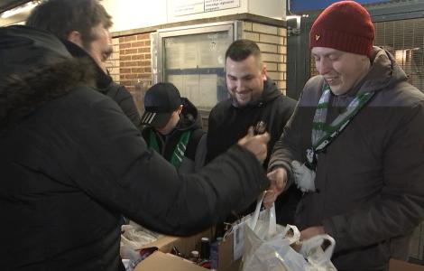 Football: récolte de vivres par les Green Boys 